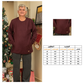 Burgundy men's pajamas