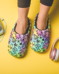 I LOVE YOU Women's Slipper Tie-Dye