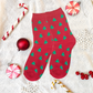 christmas women's drink leg towel shapes