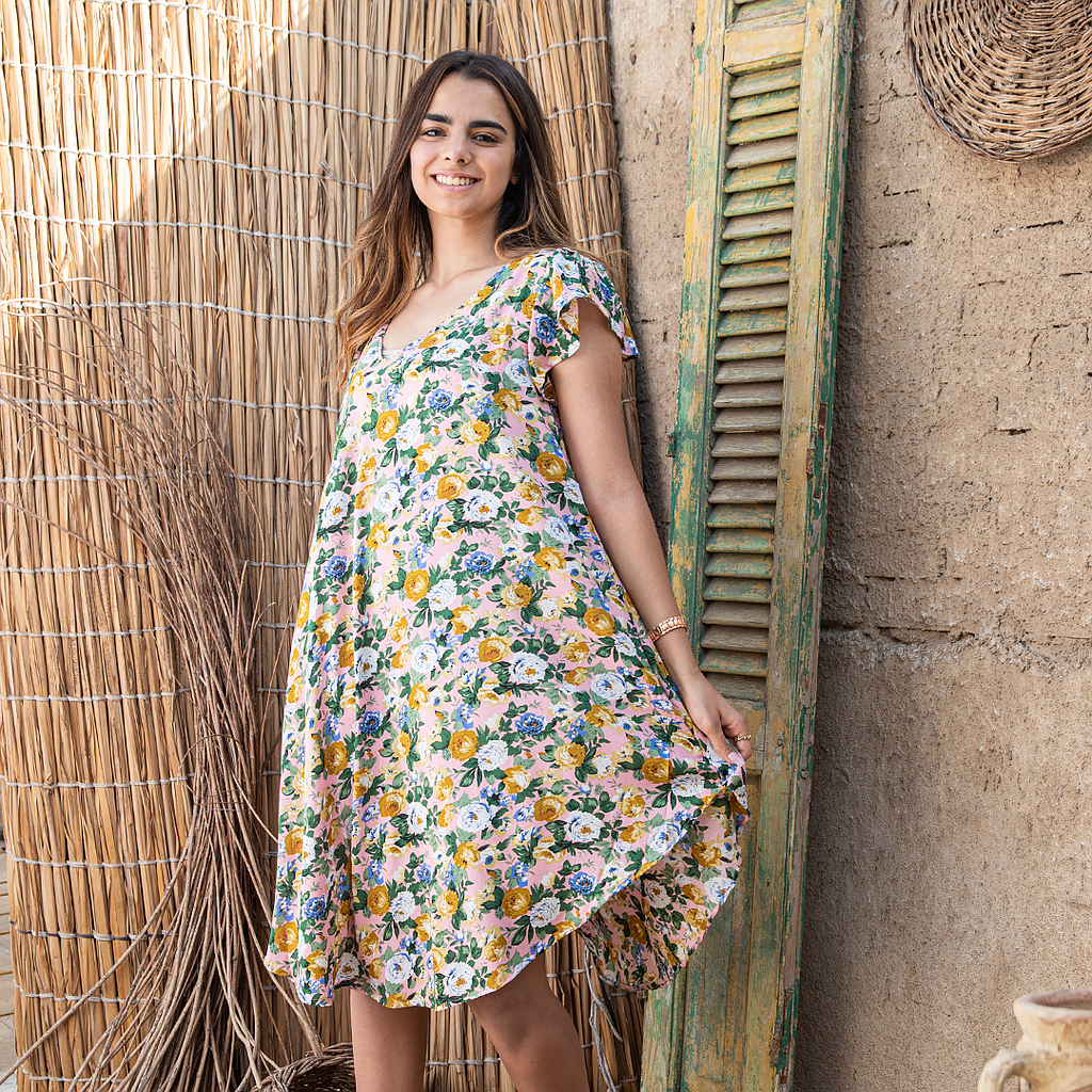 قميص فسكوز 28قصير