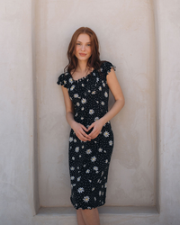 قميص حريمي جابونيز قصير منقط ورد