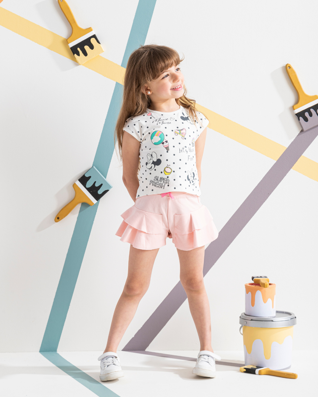 Mime Mouse girls' pajamas