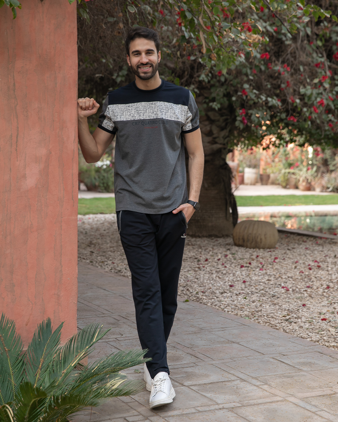 CR7 بيجامه رجالي راوند