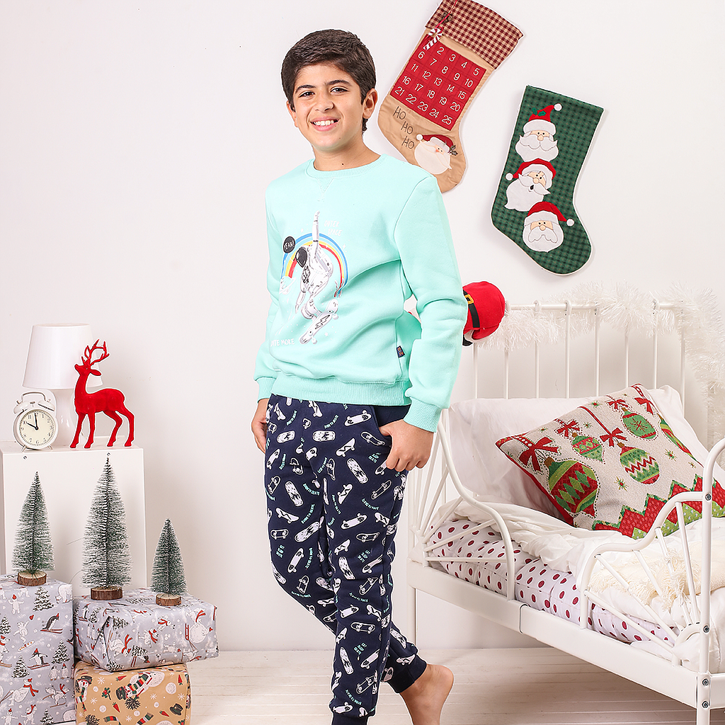 Outer Space  boys' pajamas