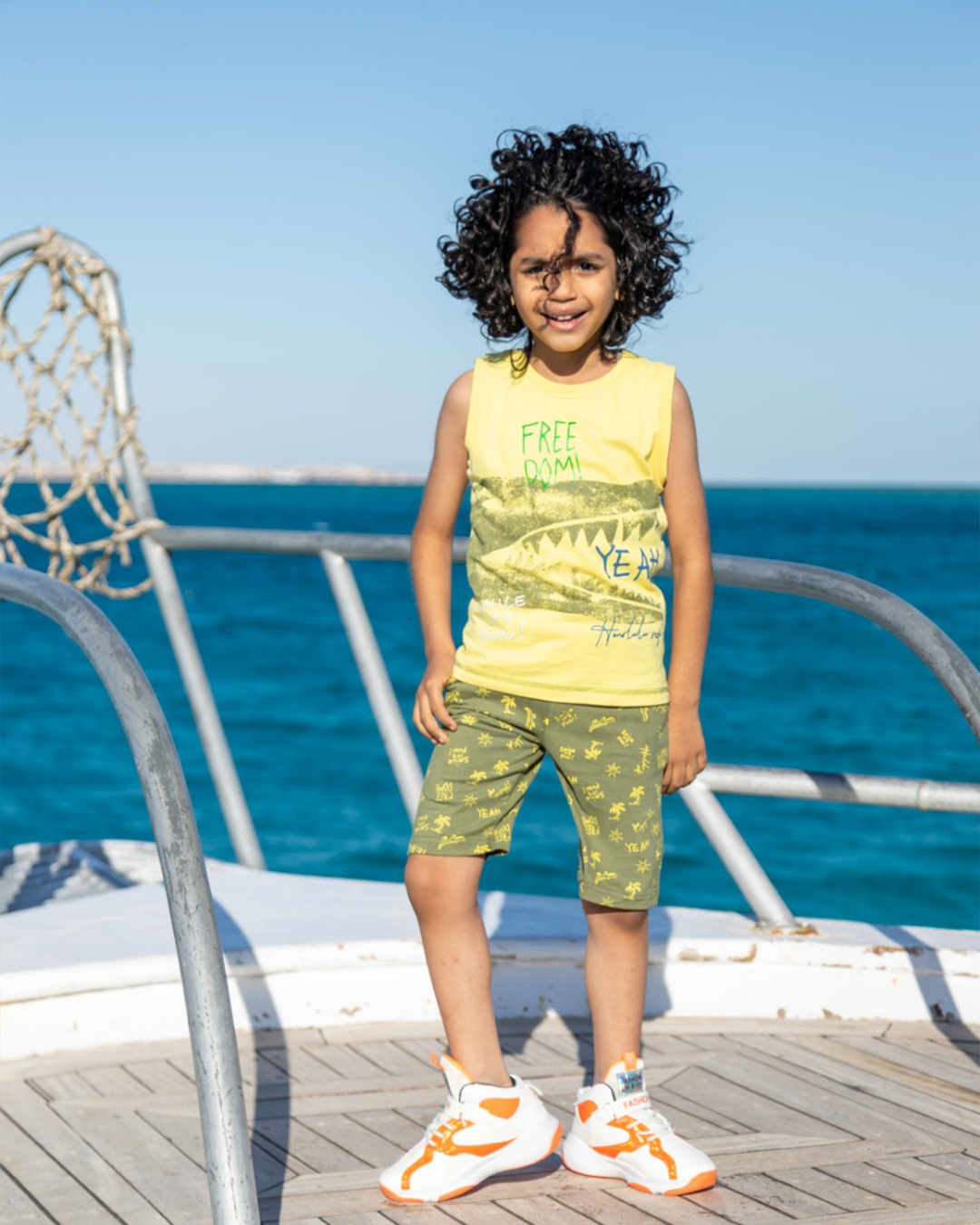 FREE DOM! بيجامه اولادي كت تمساح