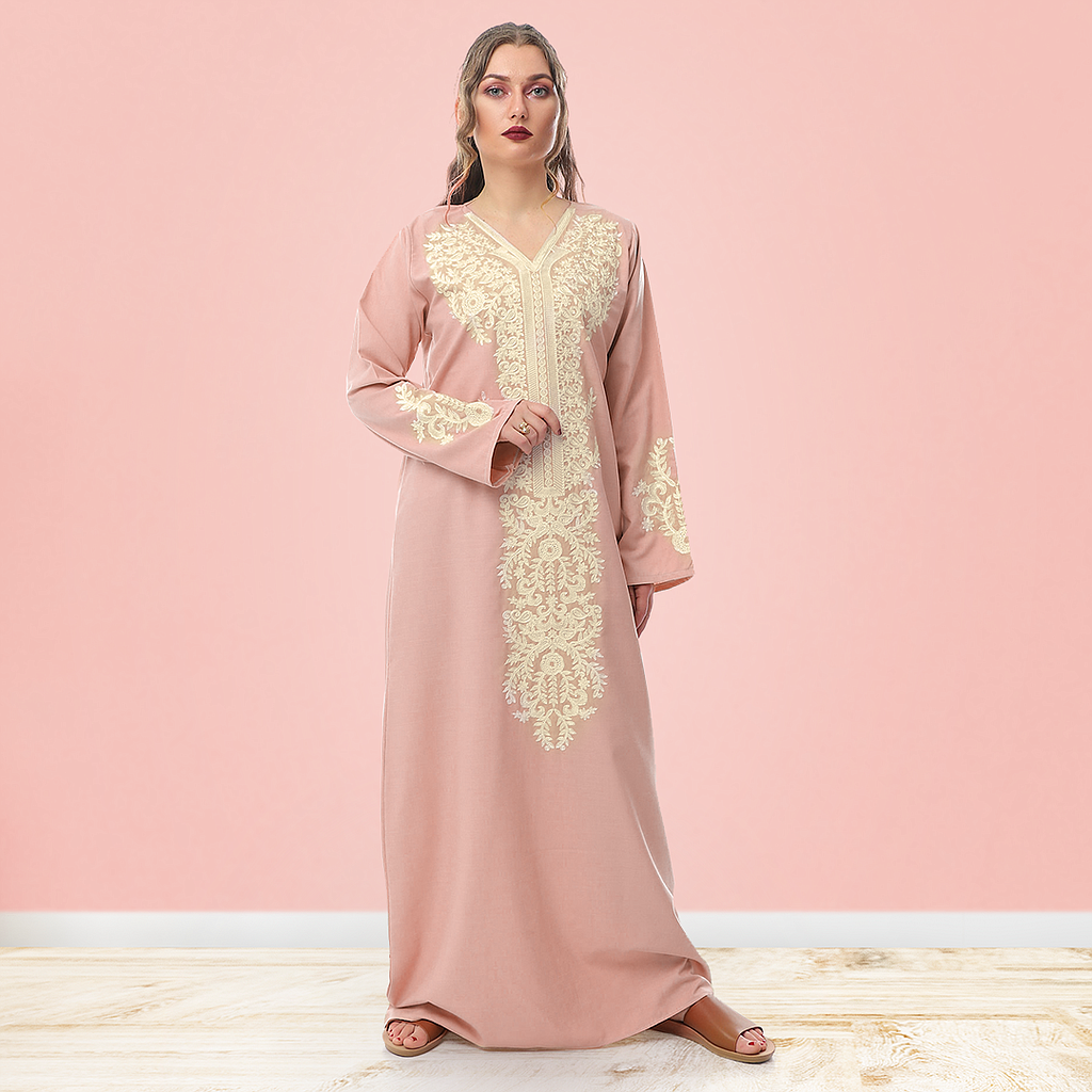 عباية كتان سنبلة طويله - 2segypt