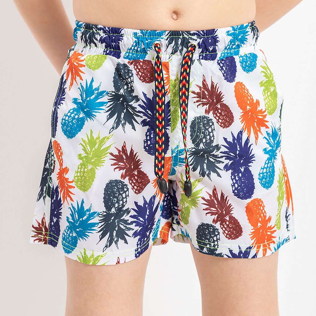 My children's swimsuit is a pineapple
