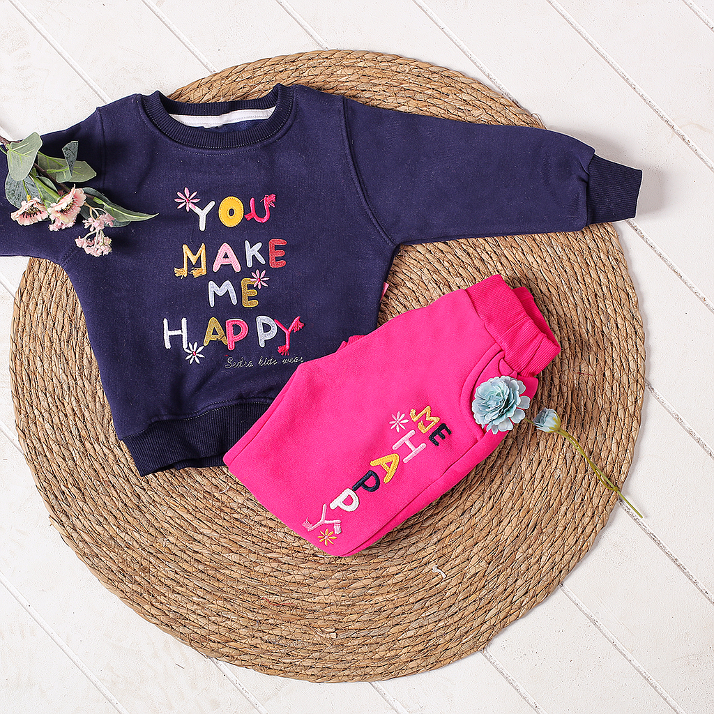 YOU MAKE ME HAPPY Girls' pajamas