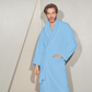 Plain cotton bathrobe