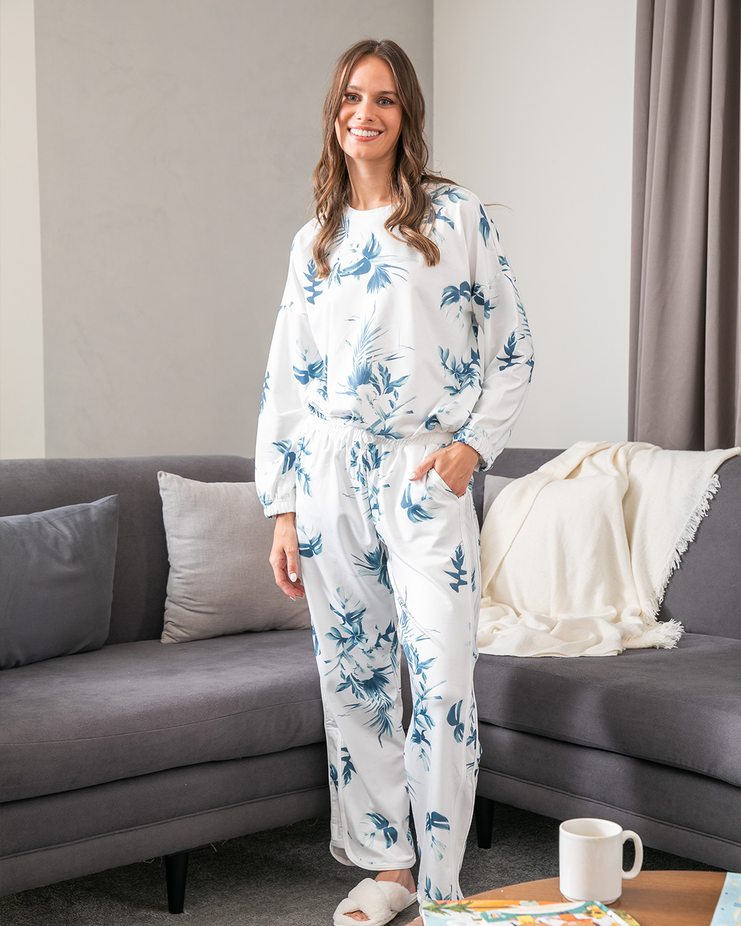Floral women's pajamas