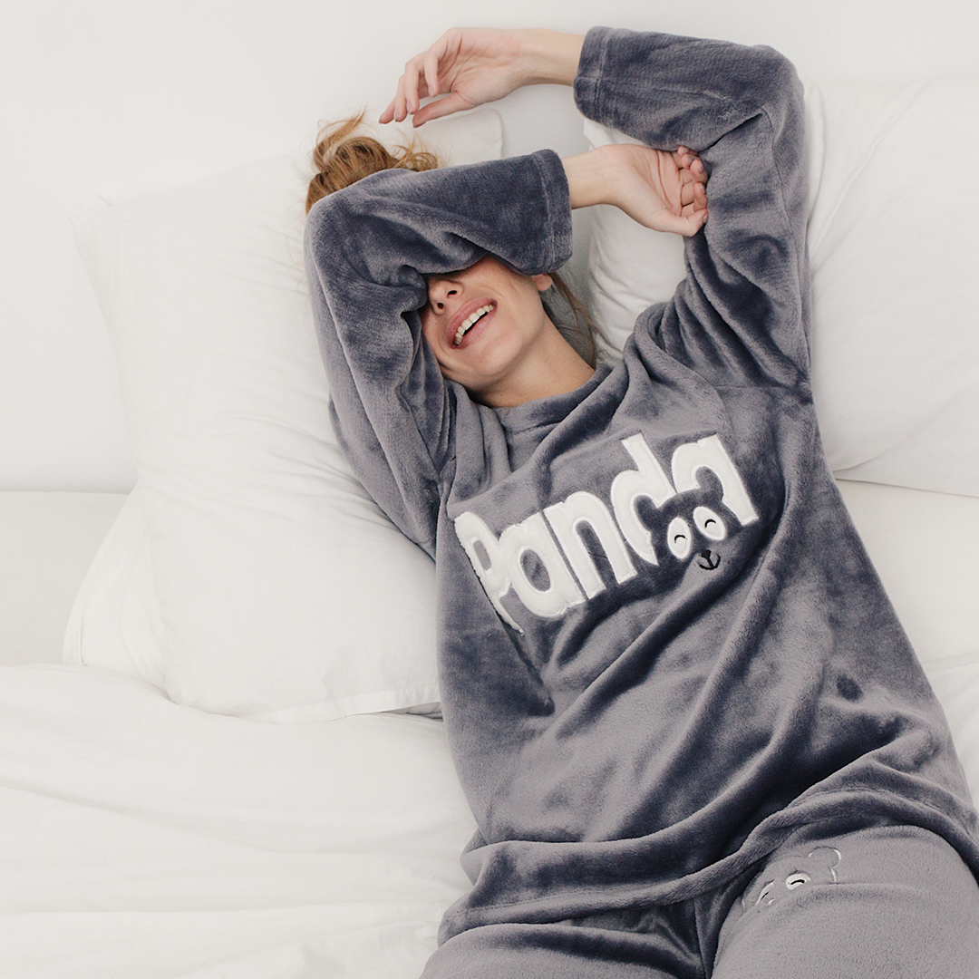 PANDA بيجاما حريمي بولار