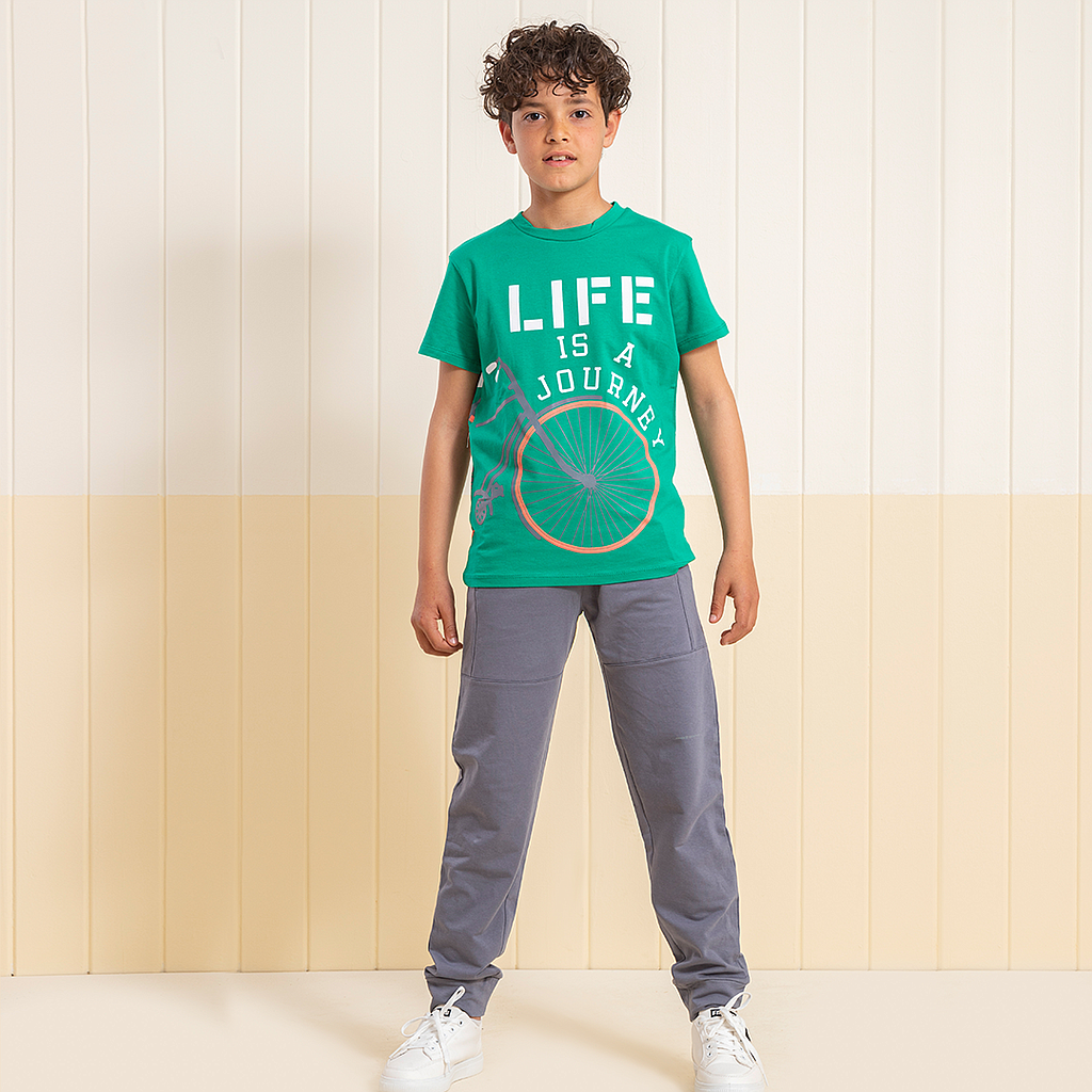 Enjoy boys' pajamas, half sleeves, pants