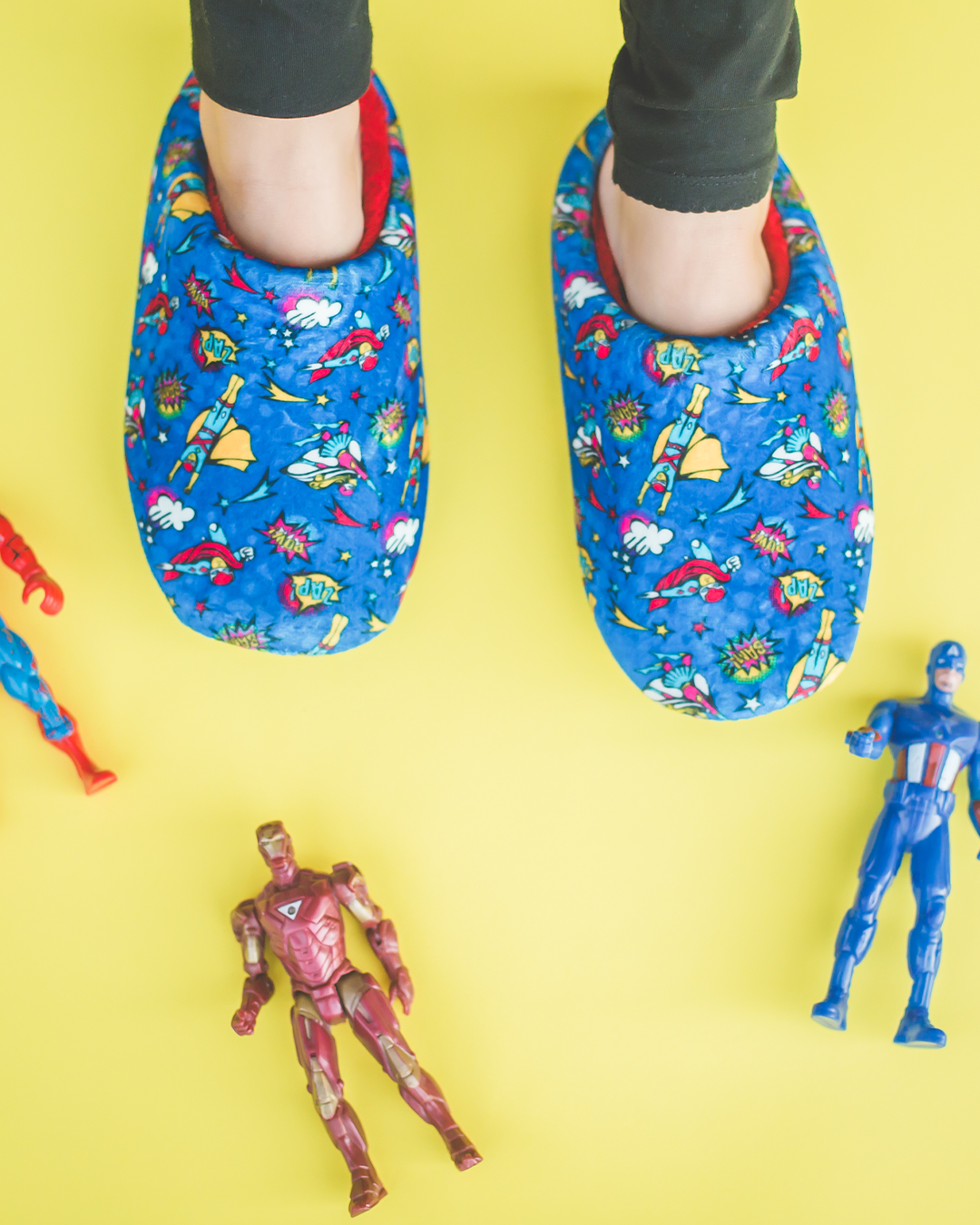 ZAP! Superpower baby slippers