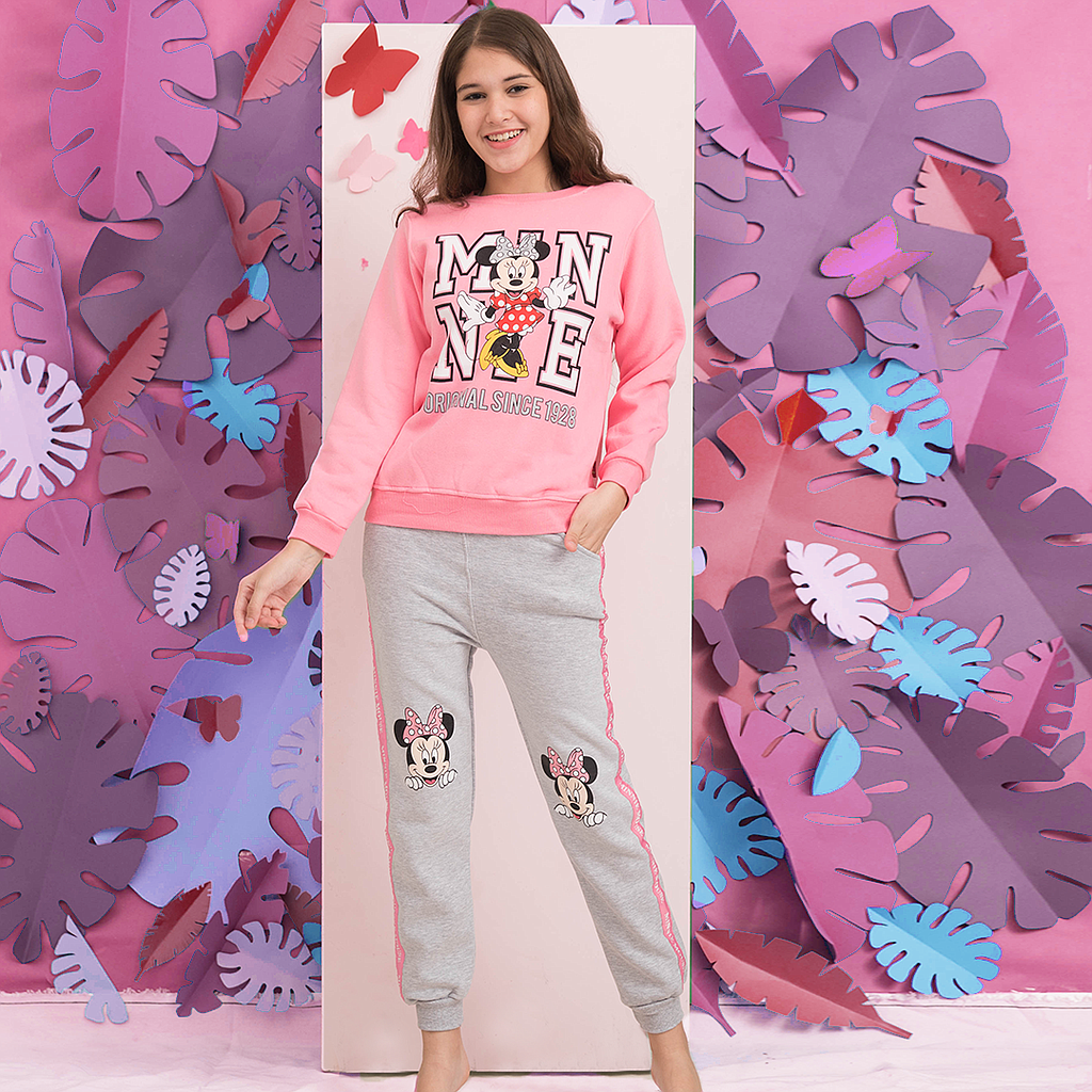 MINNIE بيجاما بناتي ميني ماوس