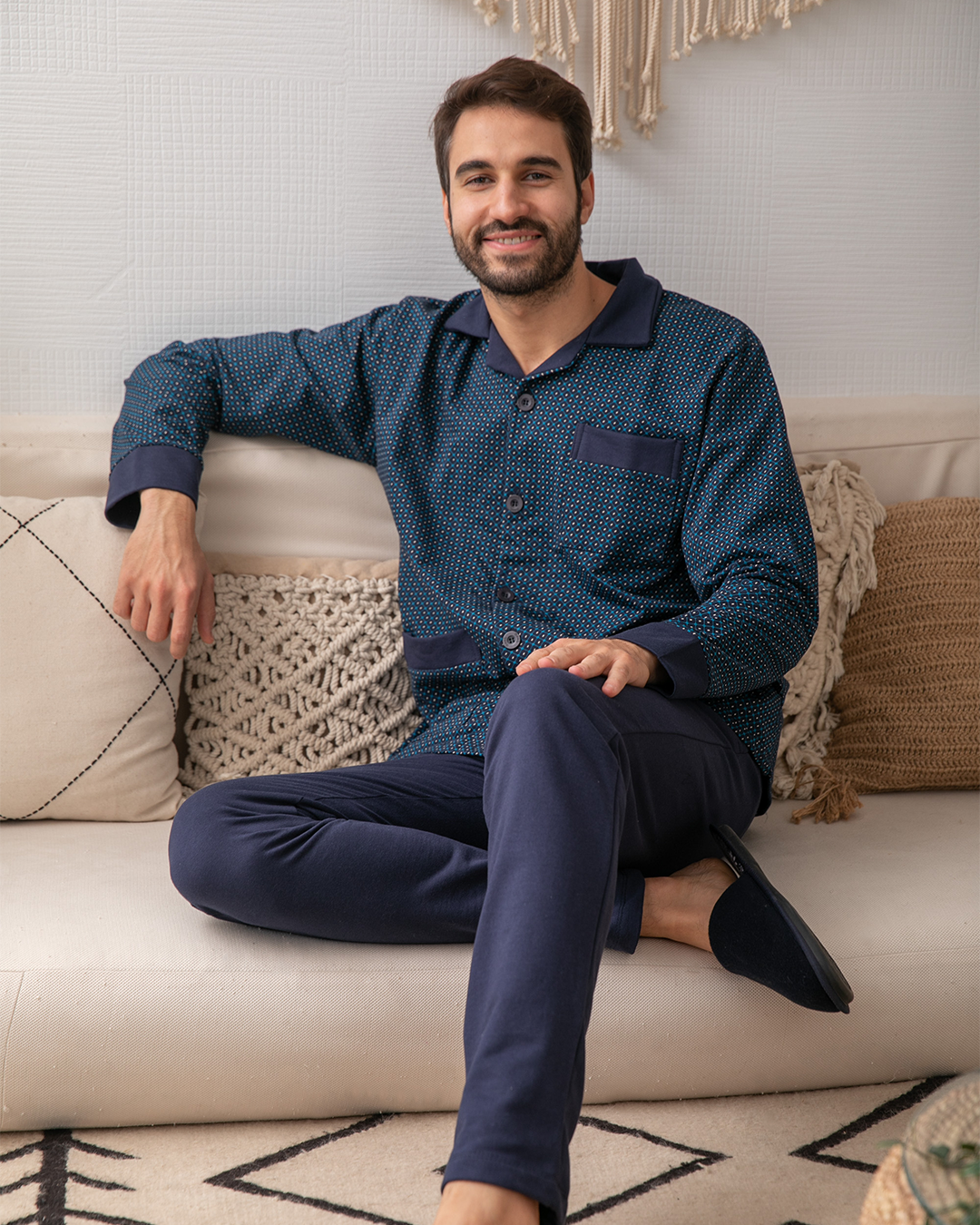 بيجامه رجالي كلاسيك ميلتون معين