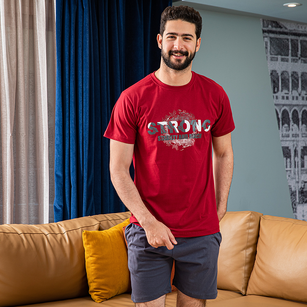 strong men's pajamas shorts