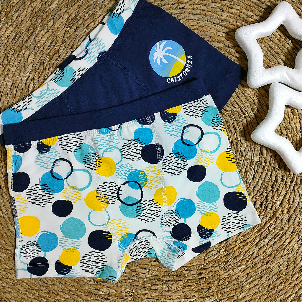 بوكسر الوان ومطبوع استك عريض