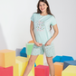 Love To Shine Girls' pajama shorts with tiger print