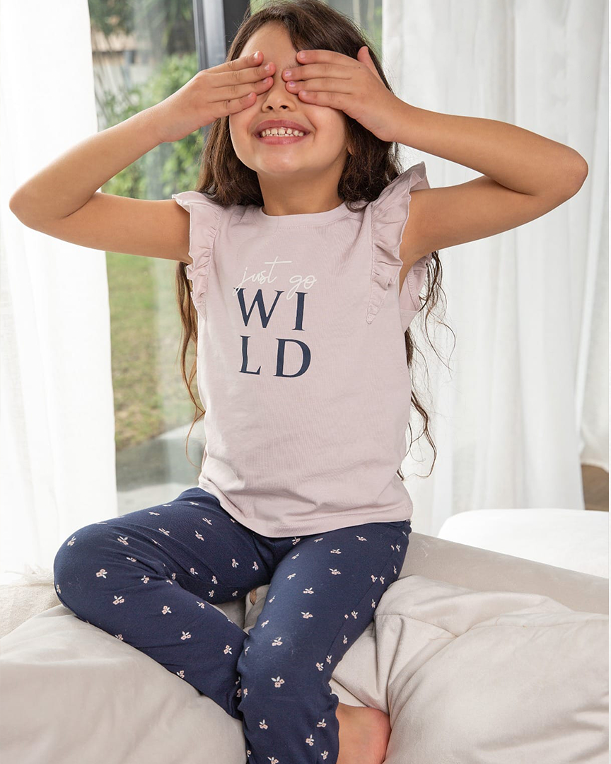 WILD بيجامه بناتي