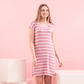 Women's home shirt, striped, half sleeve