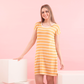 Women's home shirt, striped, half sleeve