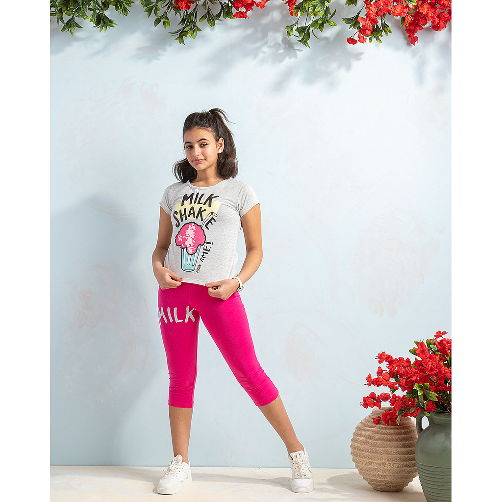 milk shake girls' pajamas
