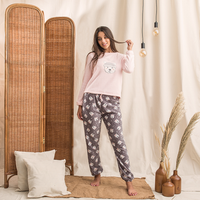 hello winter fur pajamas