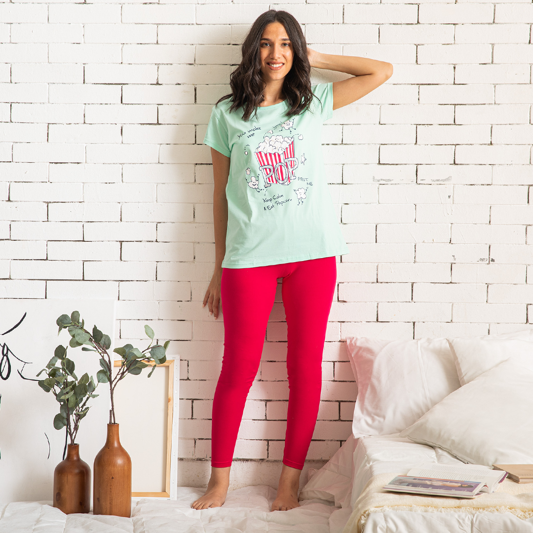 popcorn girls' pajamas