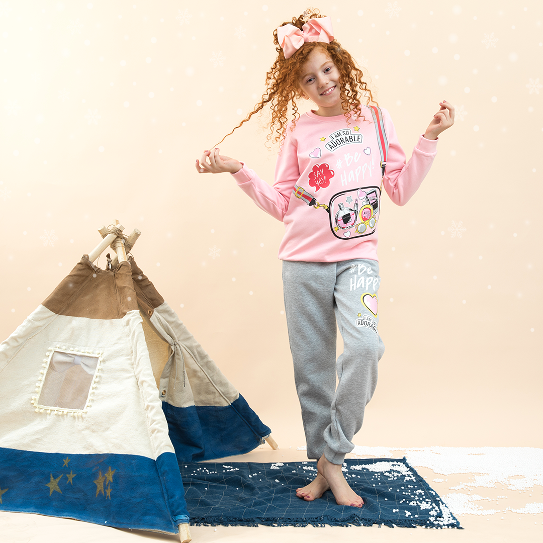 طقم بناتي راوند بي هابي