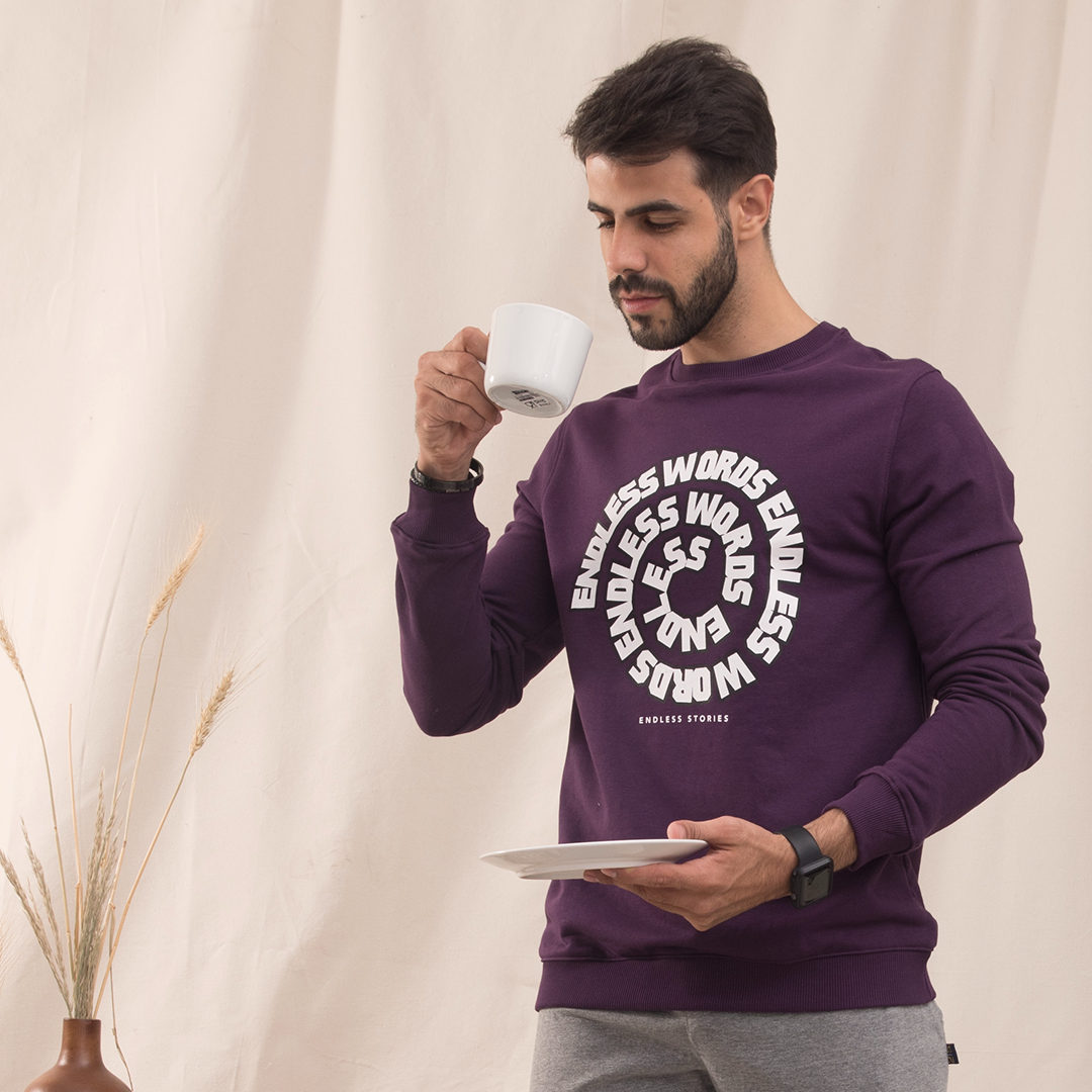 Endless words سويت شيرت