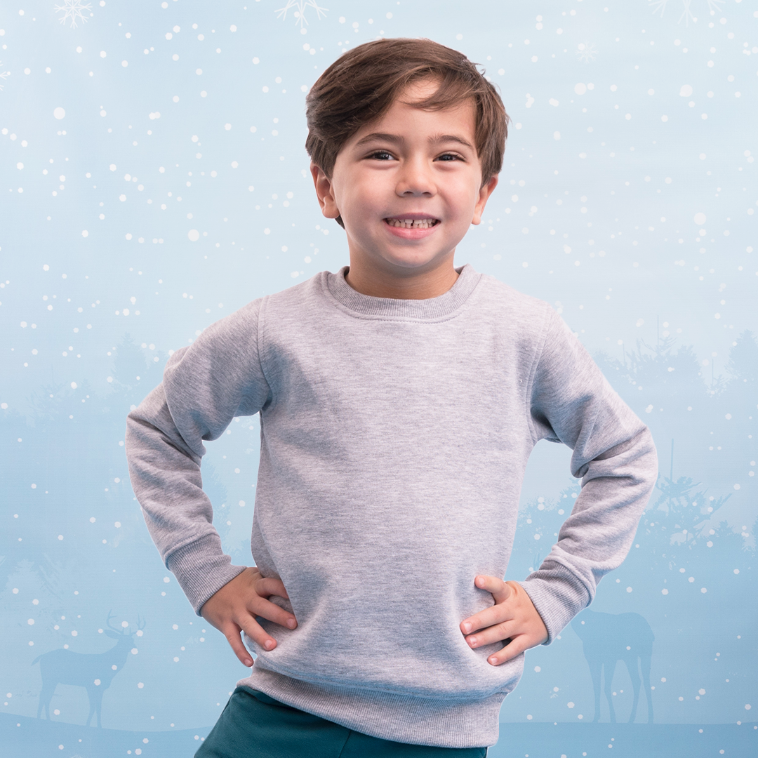 Plain rhubarb children's sweatshirt