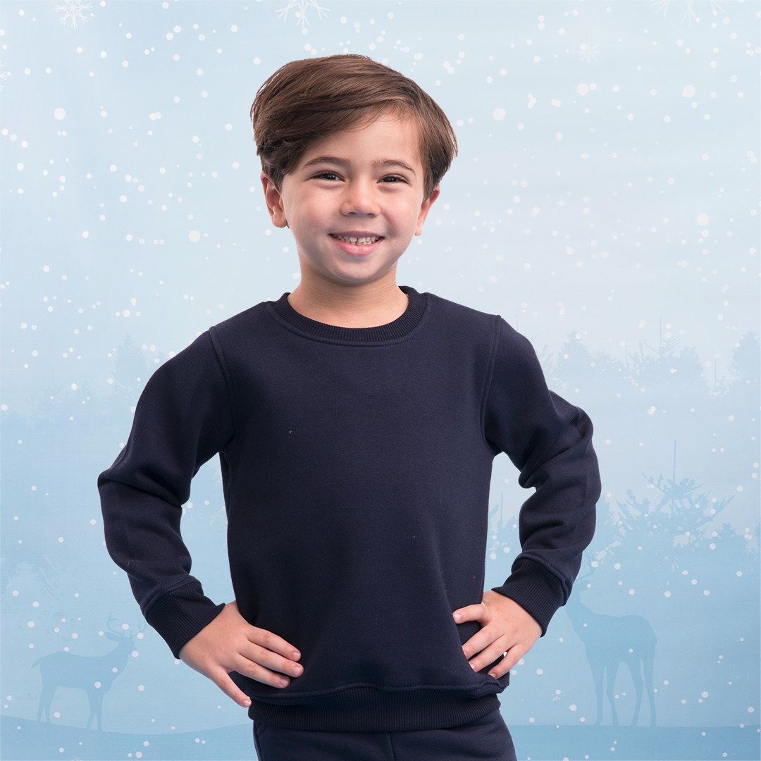 Plain rhubarb children's sweatshirt