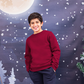 Plain rhubarb children's sweatshirt