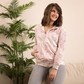 Women's Tie Dye Capichou Zipper Sweatshirt