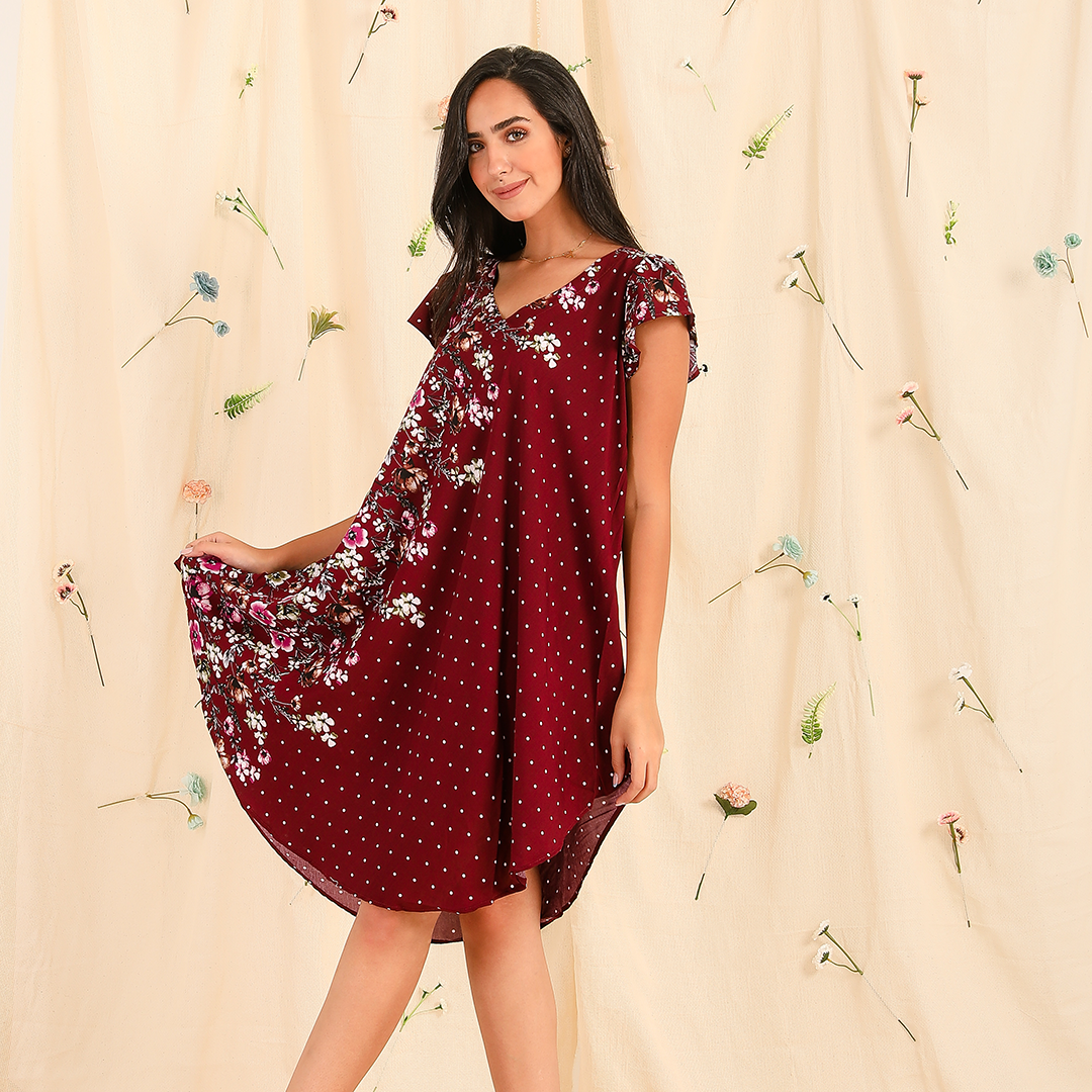 قميص فسكوز قصير34