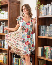 قميص فسكوز قصير 76