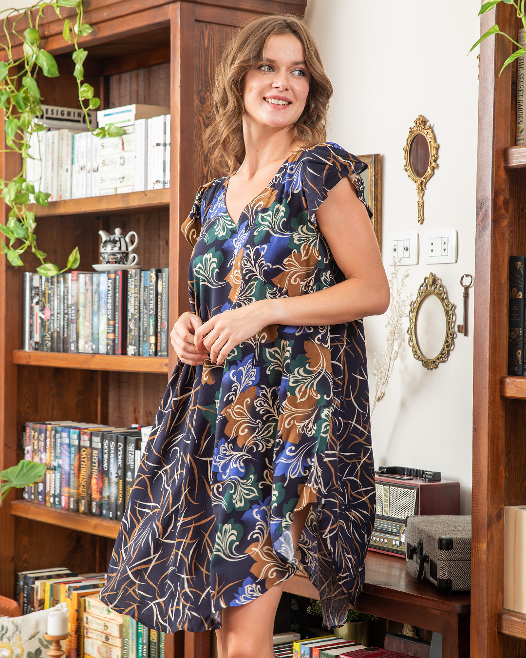 قميص فسكوز قصير 76