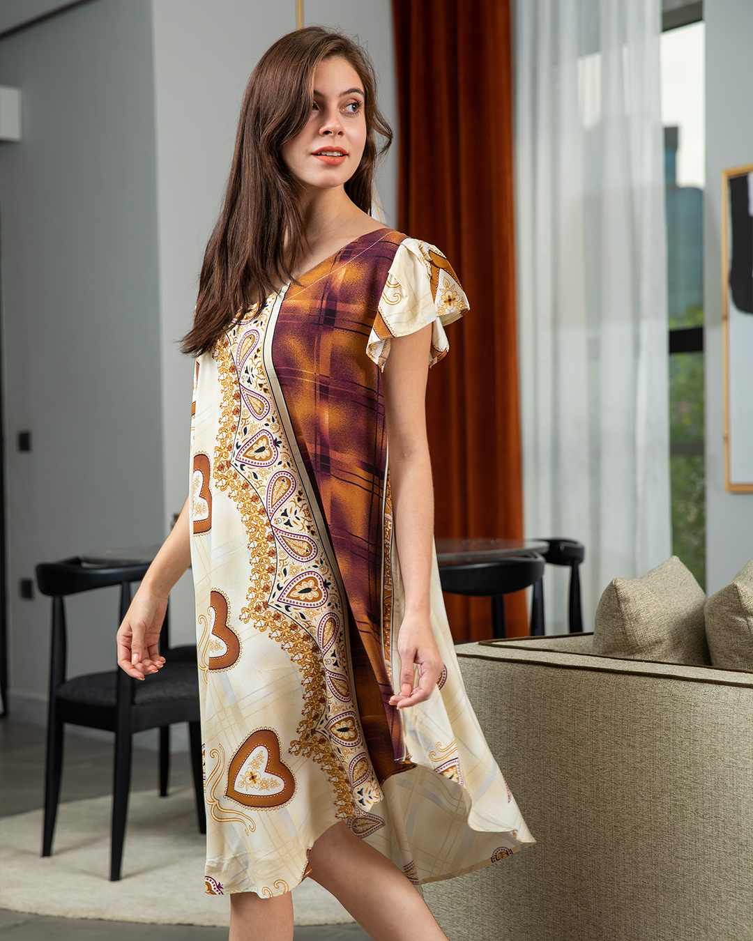 short viscose shirt 79