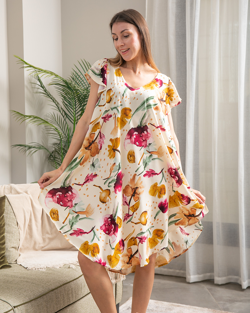 Short viscose shirt 85