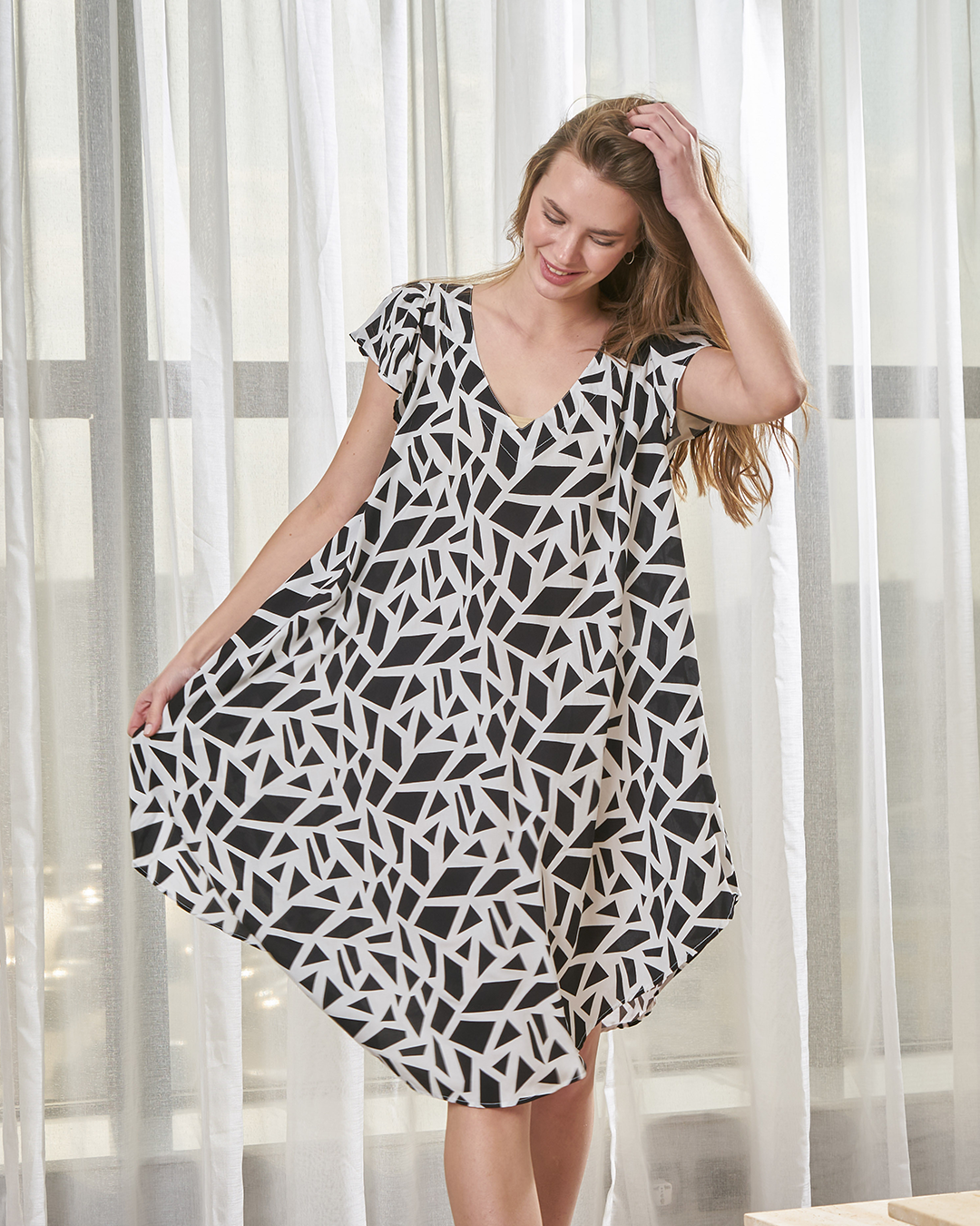 Viscose short floral shirt 89