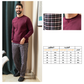 Men's Milton pajamas, check trousers
