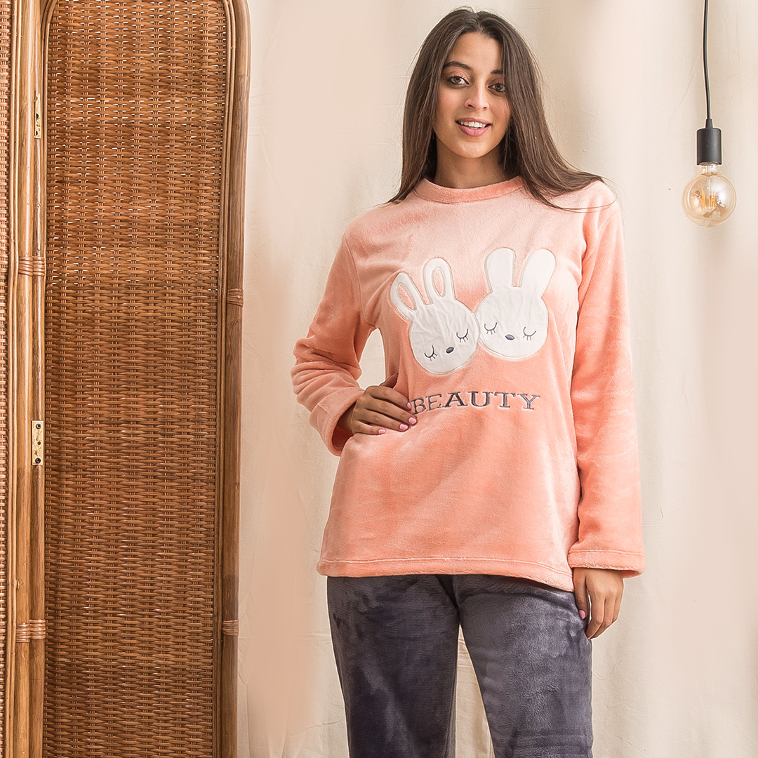 BEAUTY بيجاما حريمي ارنب