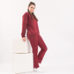 Women's Melton pajamas lined with fur