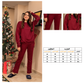 Women's Melton pajamas lined with fur