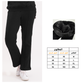 Plain women's pants lined with fur