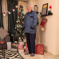 بيجاما كاروة قطن 100% رجالي