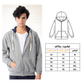Sweatshirt with a zip and a cabochon