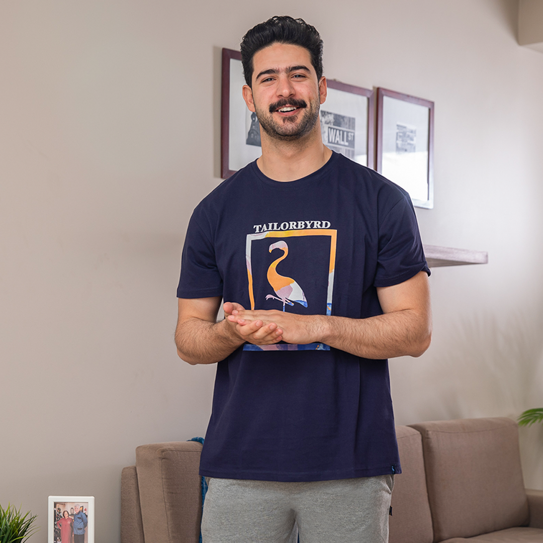 تيشرت فلامنجو مربع