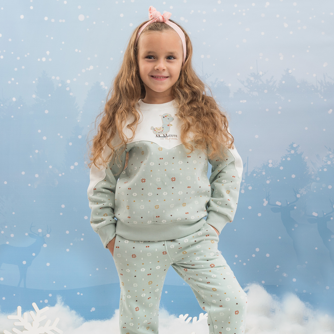 CUTE بيجاما بناتي لاما