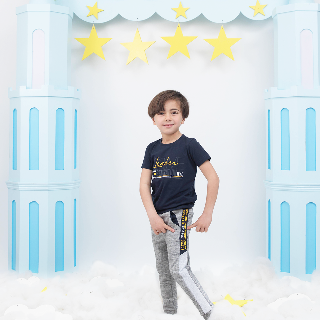 My children leader pajamas half sleeve pants